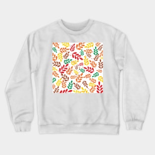 Colorful leaves pattern Crewneck Sweatshirt